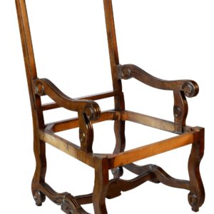 UNF-SP-  373     Louis XIII Arm Chair    Pre-finished   $265.