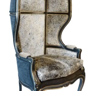 UNF-SP-  762     30w x 24d x 64h   Balloon Chair in Walnut finish  $475.