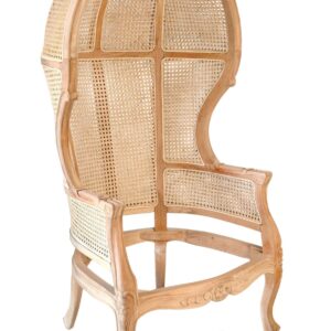 UNF-SP-  768     30w x 25d x 60h   4 in stock Double  Caned Balloon Chair     $ 650