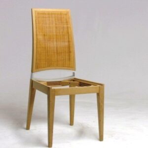 UNF-SP-158 Side Chair with Cane Back Italian Beechwood 1 sample in stock $75