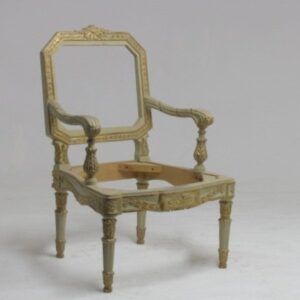 UNF-SP-719-B Regency Arm Chair As shown with composition gold leaf highlights $ 490