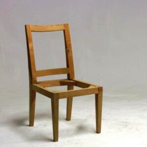 UNF-SP-138 Sample Side Chair in Alder wood $ 65 ( to make new ones in Alder wood $135 each )
