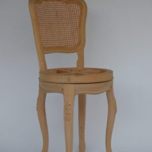 UNF-SP-62 Louis XV Counter Stool with cane back $185 ( Ring and swivel extra)
