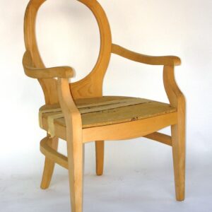 UNF-SP-196 Round Back Italian Beech wood Chair 1 in stock $185